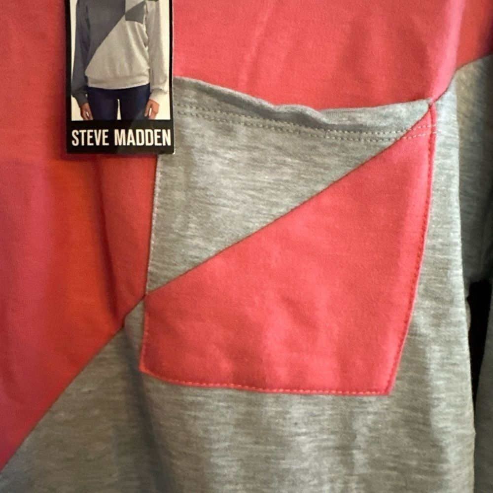 Steve Madden Soft Sweatshirt Size Small Tea Rose New - Picture 4 of 5